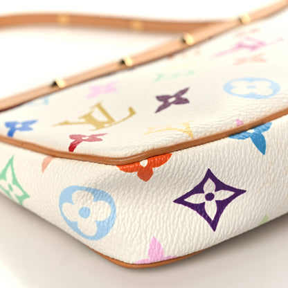 Louis Vuitton Monogram Multicolor Pochette Accessories White 7 of 9