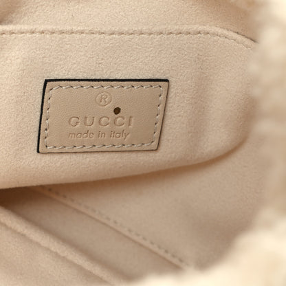 Gucci Shearling Small Jackie 1961 Shoulder Bag Ivory 6 of 10