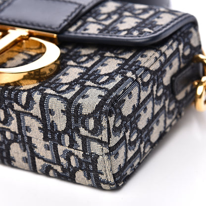 Christian Dior Oblique 30 Montaigne Box Bag Blue 8 of 10