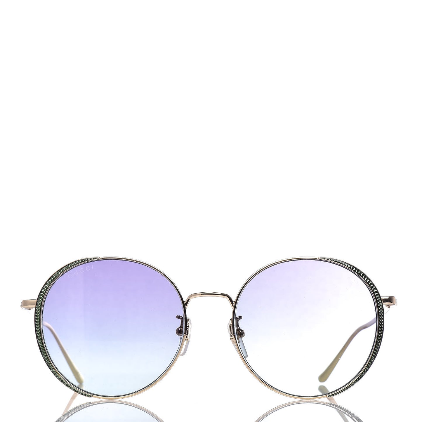 Round Sunglasses GG0401SK Gold