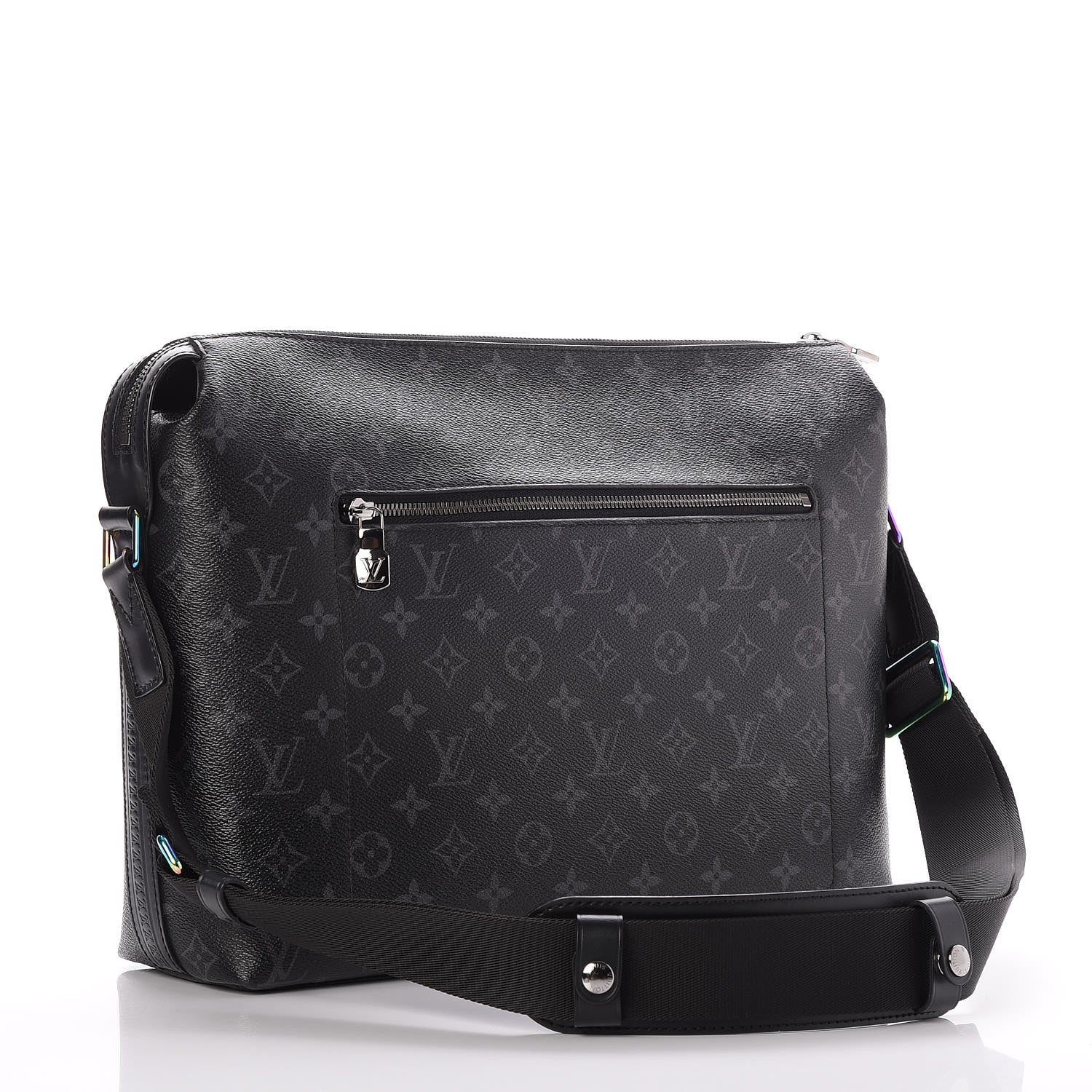 Louis Vuitton Monogram Eclipse Apollo MM Black 3 of 9