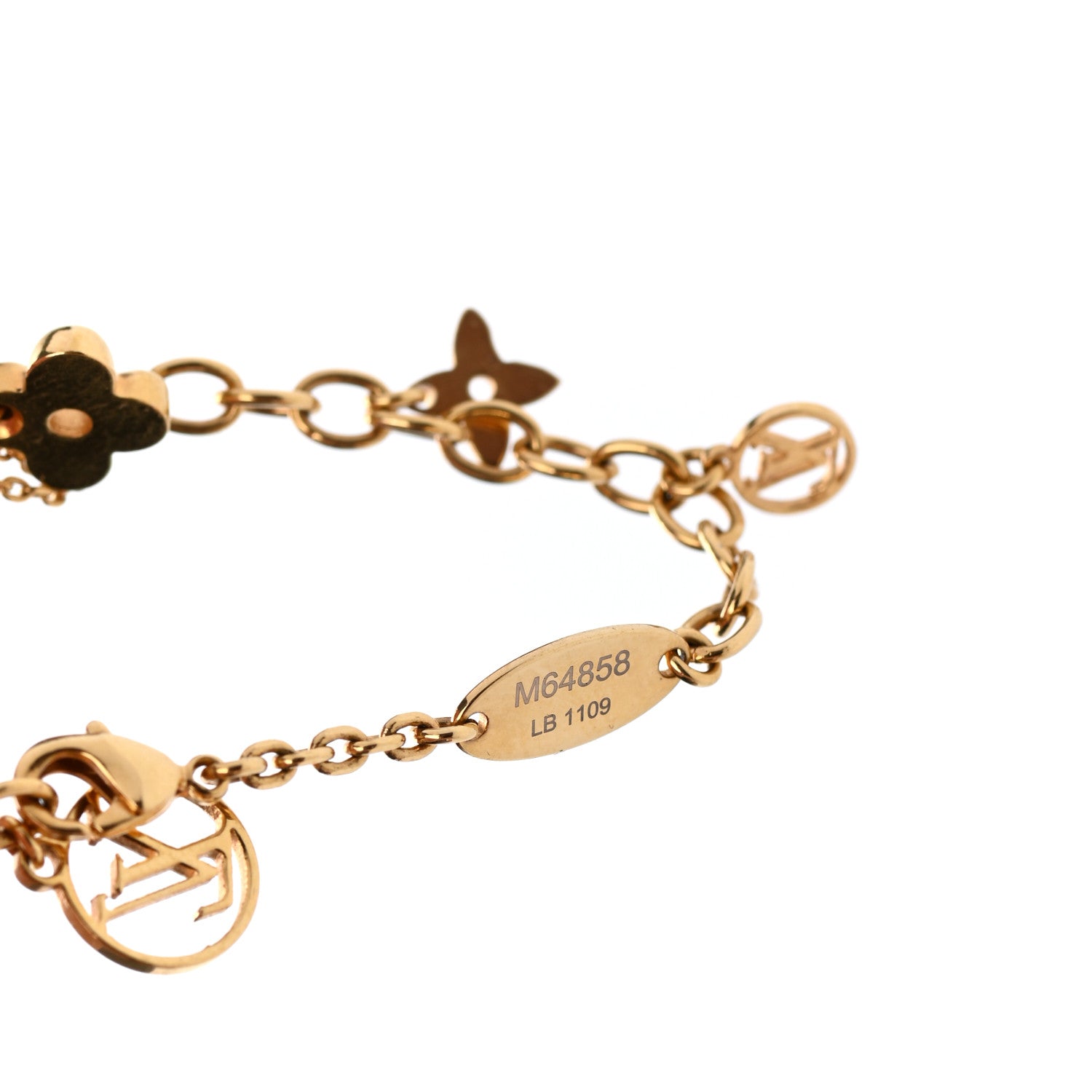 Louis Vuitton Metal Monogram Blooming Supple Bracelet 5 of 6