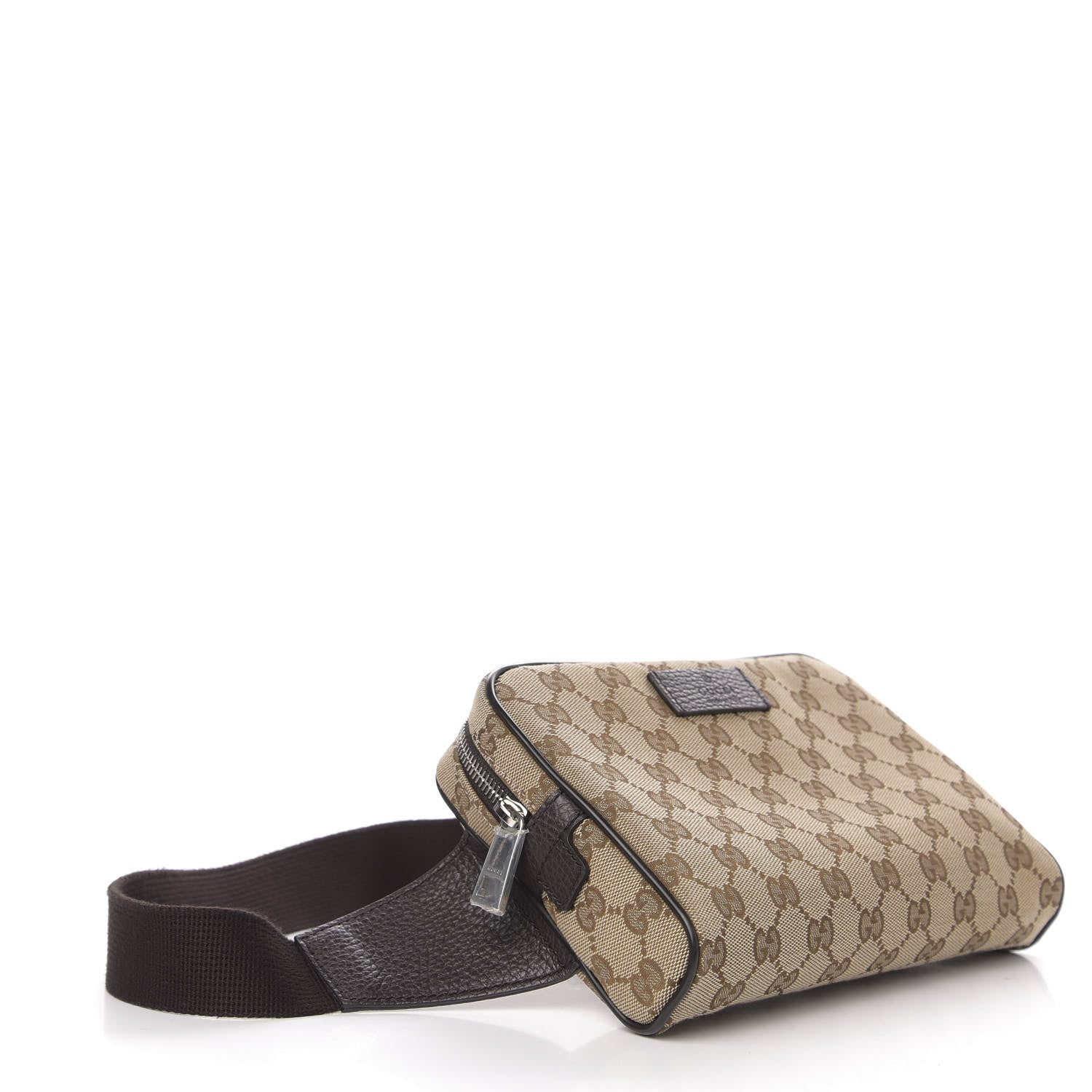 Gucci Monogram Belt Bag Dark Brown 7 of 19