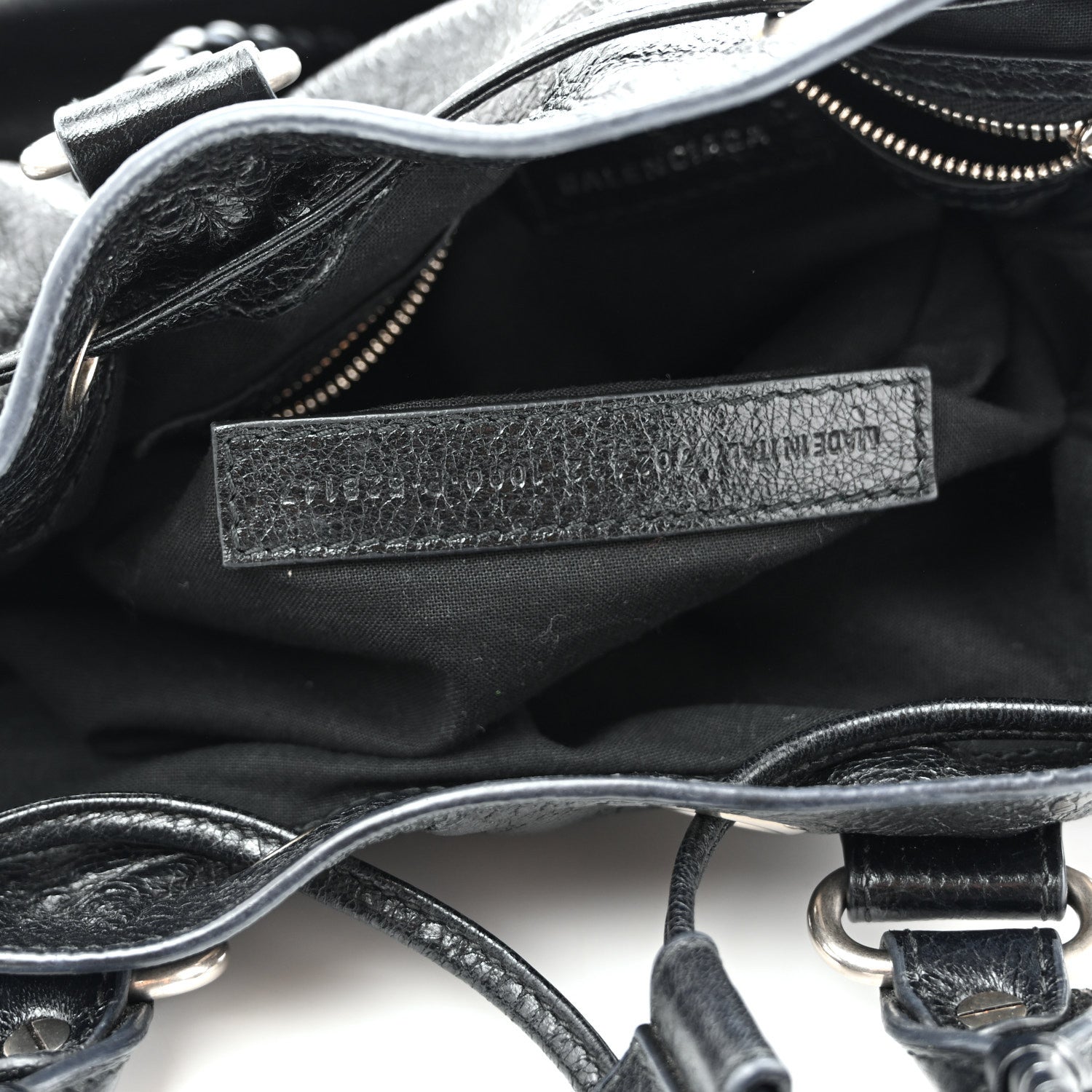 Balenciaga Agneau Arena Small Le Cagole Bucket Bag  Black 7 of 10