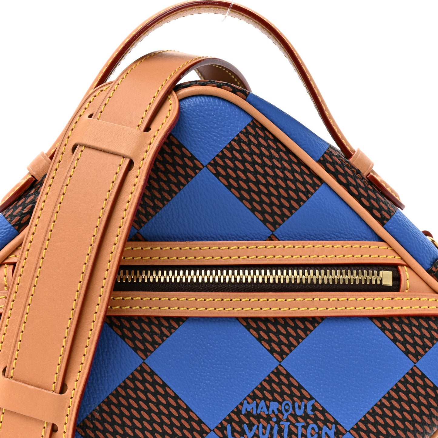 Damier Pop Chess Messenger Blue
