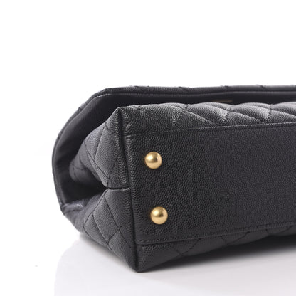 Chanel Caviar Quilted Mini Coco Handle Flap Black 9 of 10