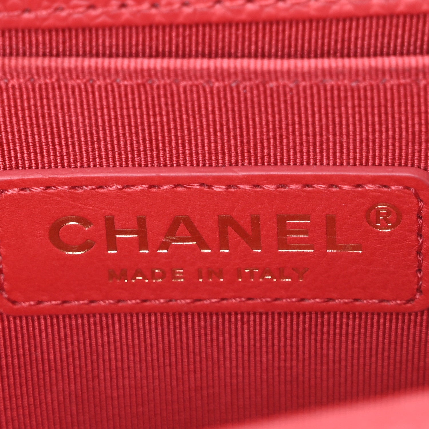 Chanel Caviar Quilted Small Boy Flap Red 6 of 9