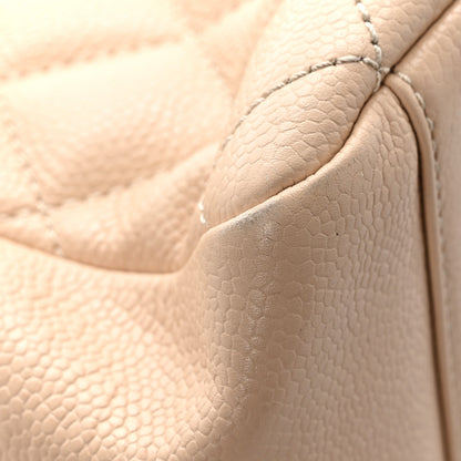 Chanel Caviar Quilted Grand Shopping Tote GST Beige Clair 12 of 13
