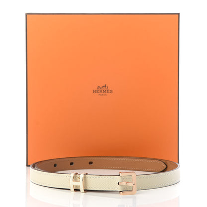 Hermes Epsom 15mm Pop H Belt 75 Craie 6 of 6