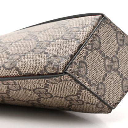 Gucci GG Supreme Monogram Love Valentines Day Small Heart Bag Beige Ebony New Geranium 9 of 11