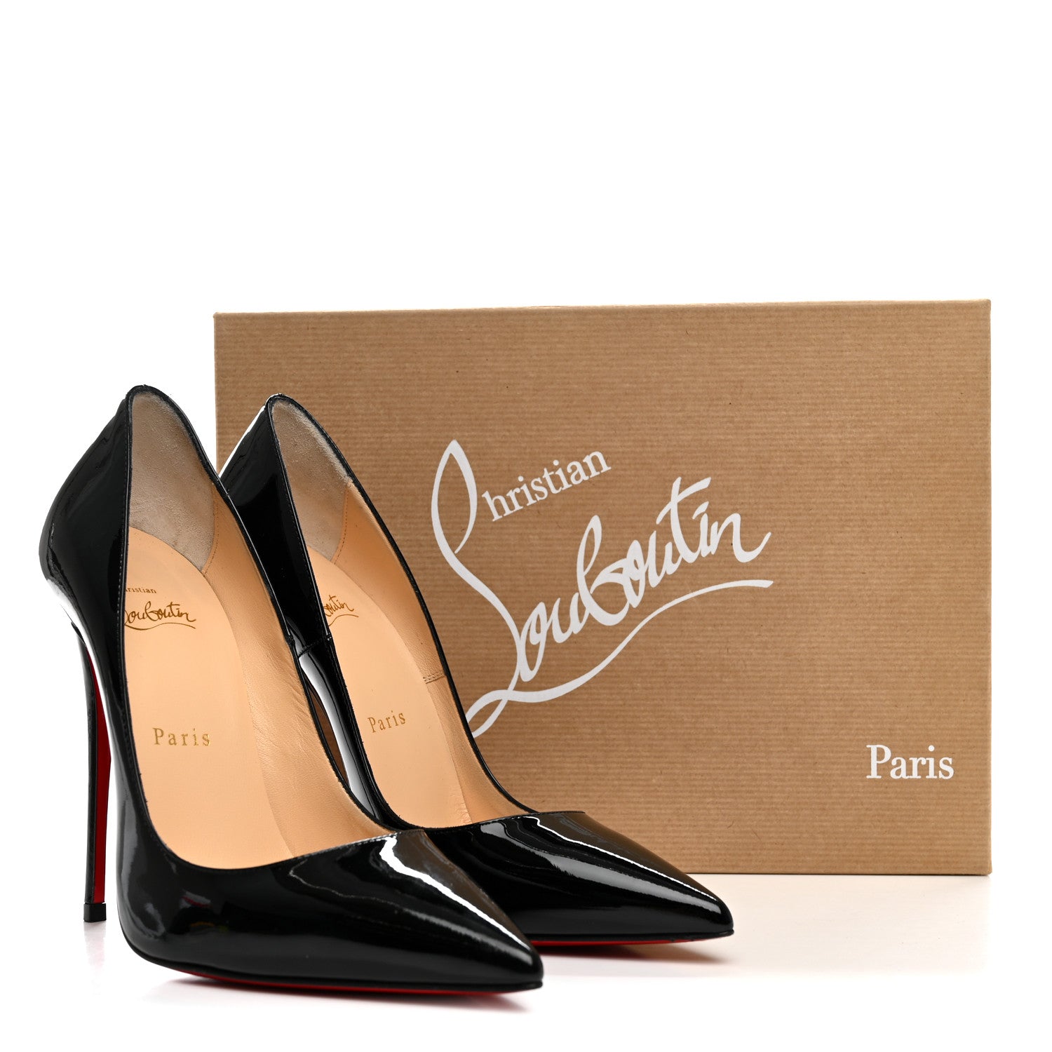 Christian Louboutin Patent So Kate 120 Pumps 38 Black 11 of 11