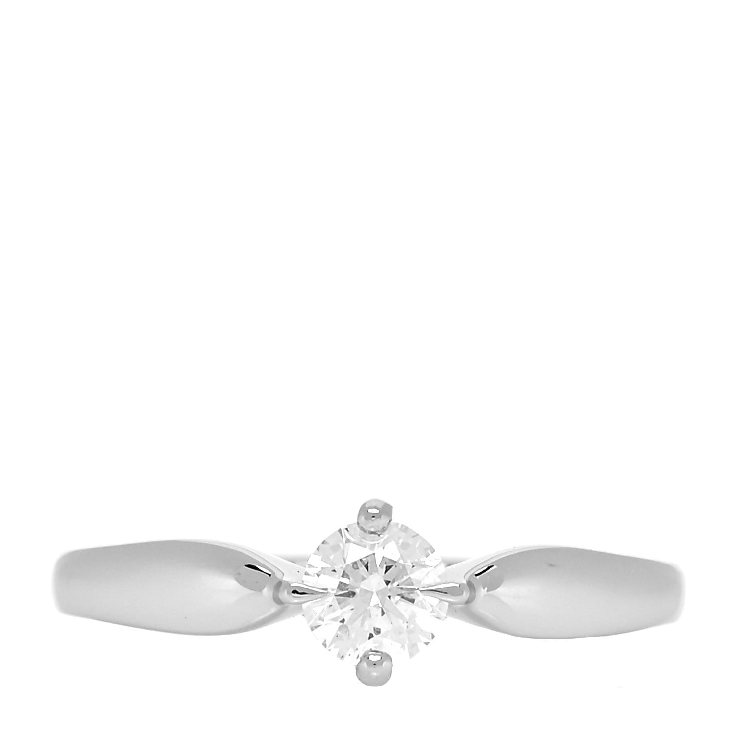 Bulgari Platinum Diamond .40ct Dedicata a Venezia Solitaire Engagement Ring 52 6 1 of 6