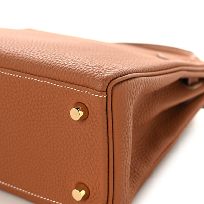 Hermes Togo Kelly Retourne 25 Gold 12 of 13