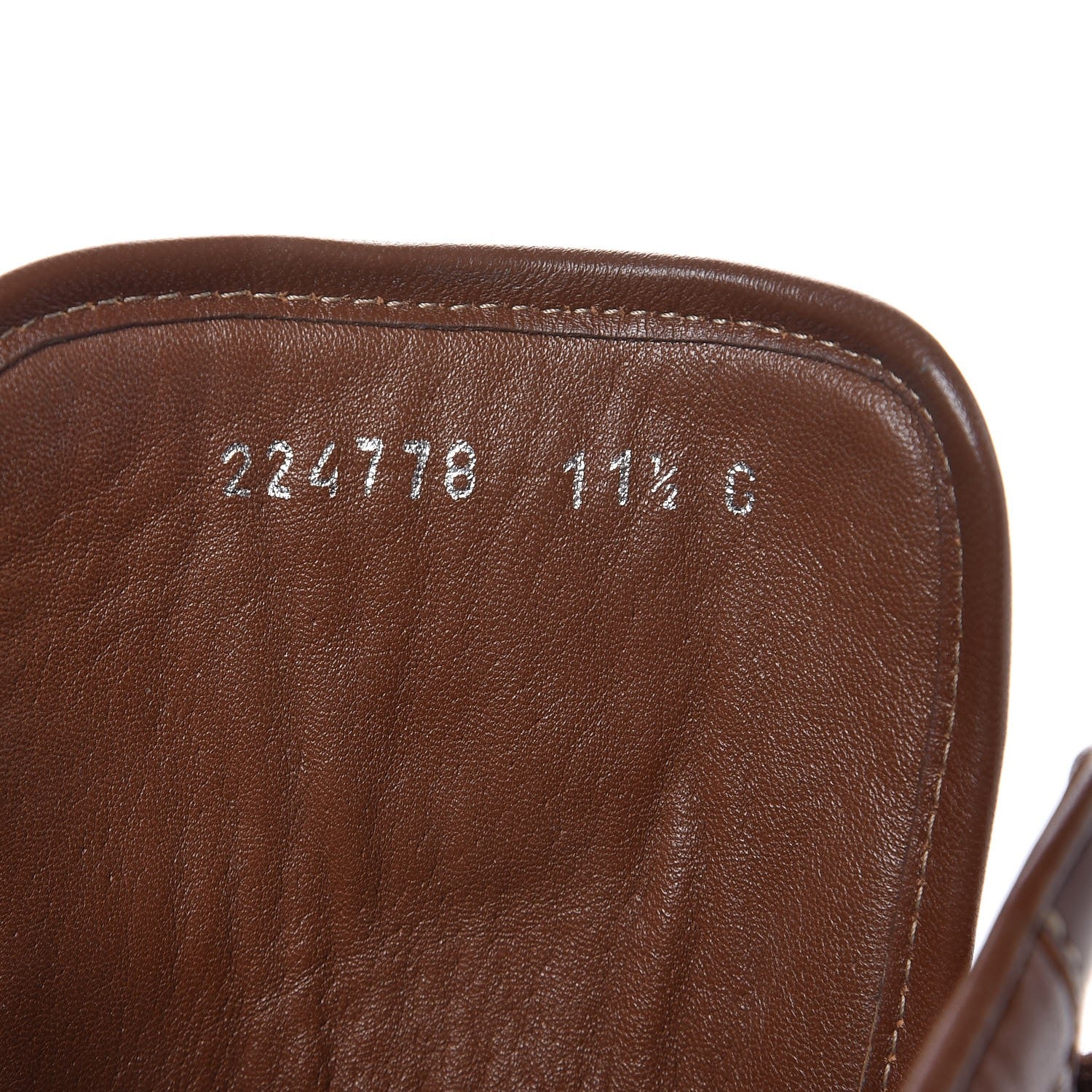 Gucci GG Plus Monogram Calfskin Crocodile Embossed Mens Coda High Top Sneakers 11.5 Brown 11 of 15