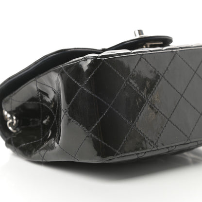 Chanel Patent Calfskin Sparkle Quilted Mini Square Flap Black 9 of 14