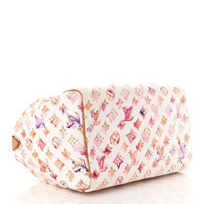 Louis Vuitton Watercolor Aquarelle Speedy 30 White 4 of 9