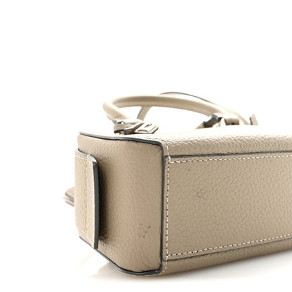 Delvaux Taurillon Soft Nano Cool Box Satchel Tourterelle Ivory 8 of 10