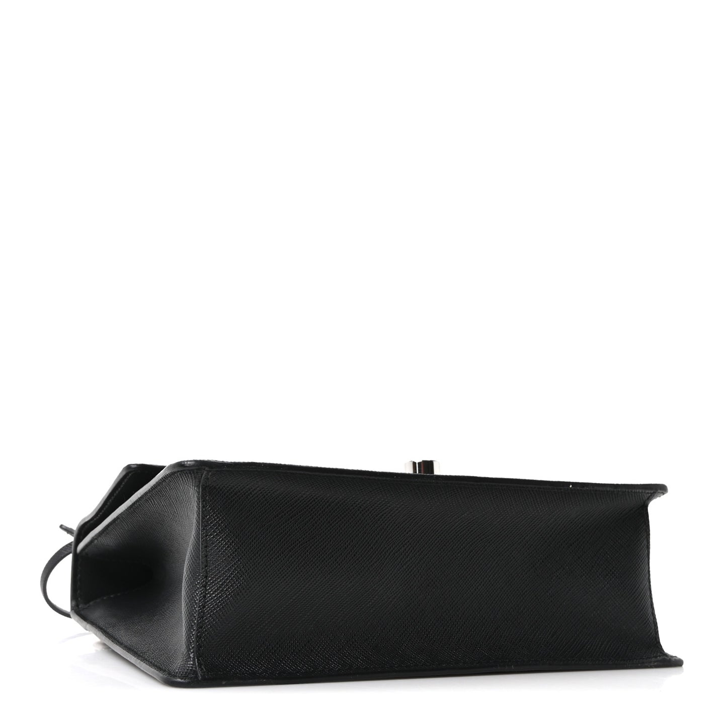 Saffiano Pattina Crossbody Bag Black