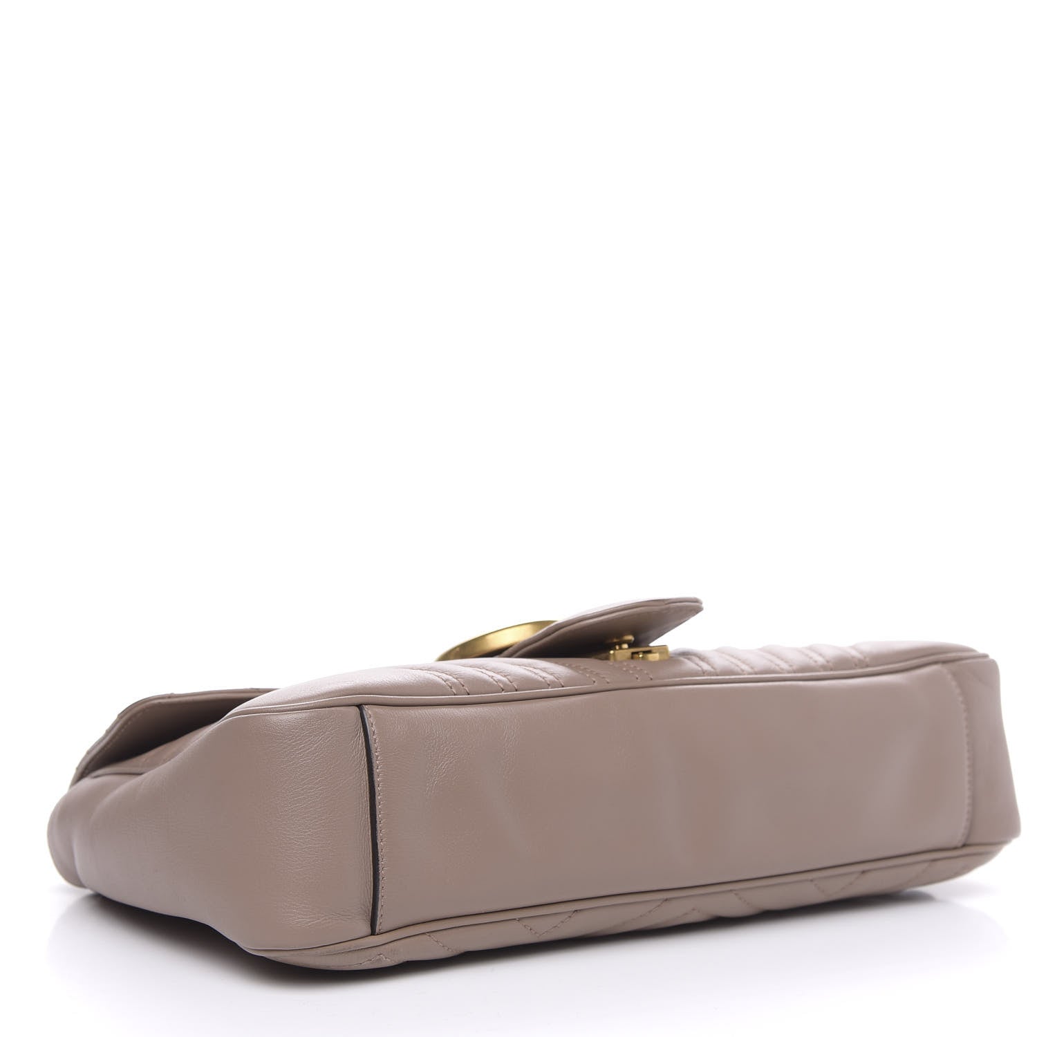 Gucci Calfskin Matelasse Medium GG Marmont Shoulder Bag Porcelain Rose 4 of 16