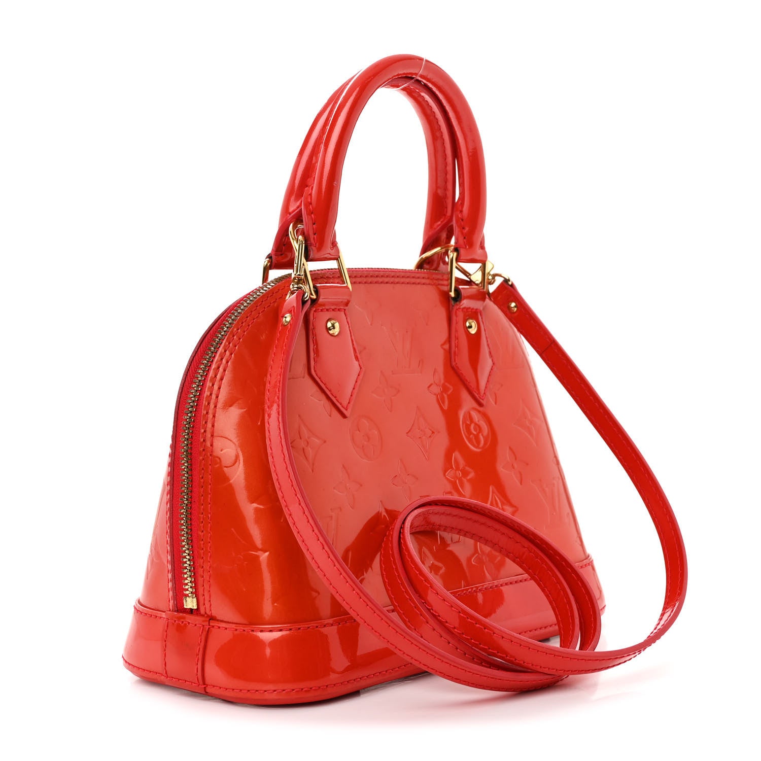 Louis Vuitton Vernis Alma BB Rose Litchi 3 of 11