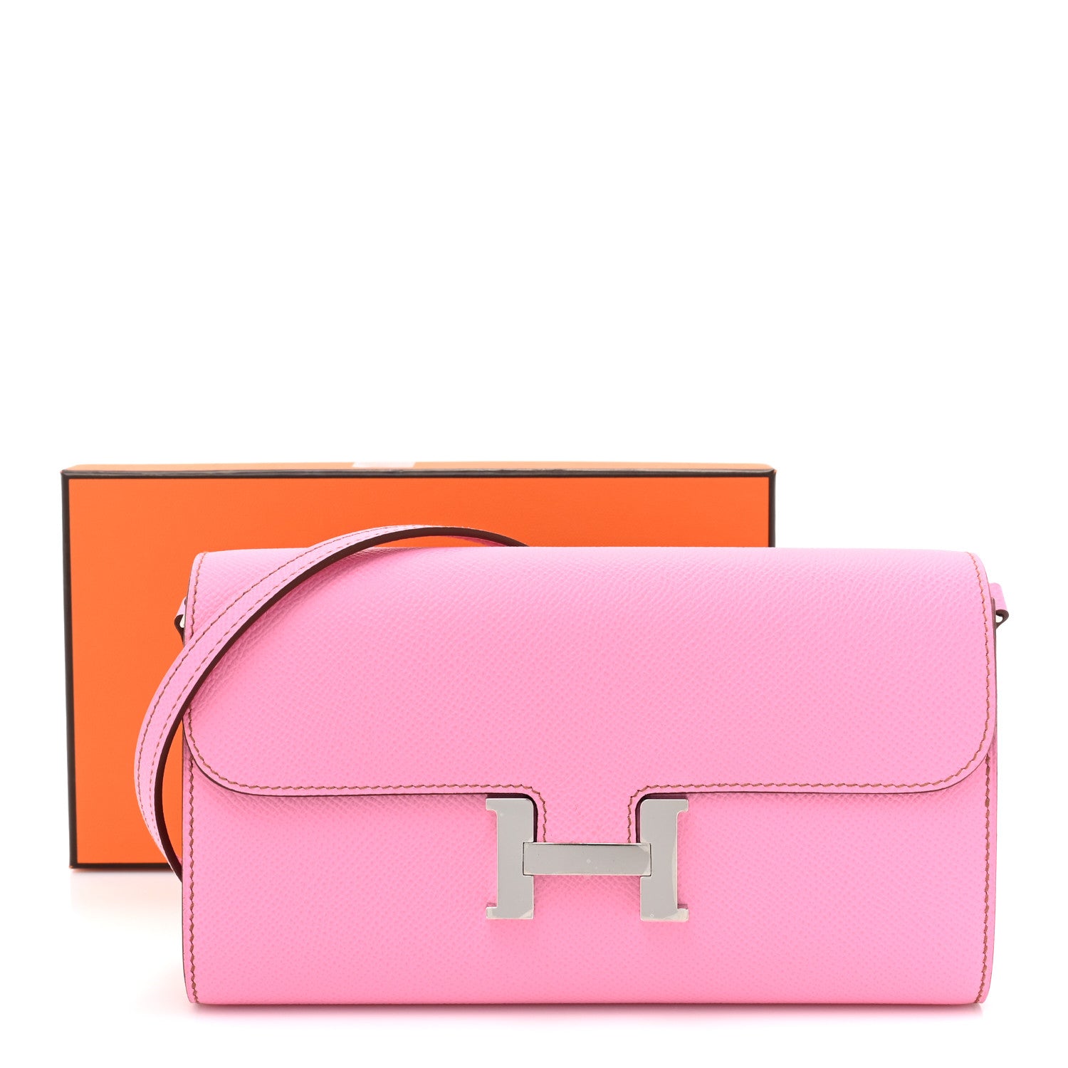 Hermes Epsom Constance Wallet To Go 5P Pink 13 of 13