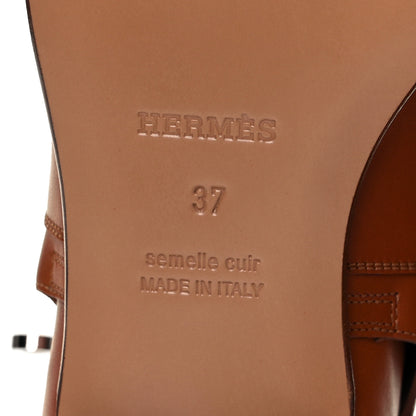 Hermes Calfskin Neo Low Boots 37 Natural 6 of 8