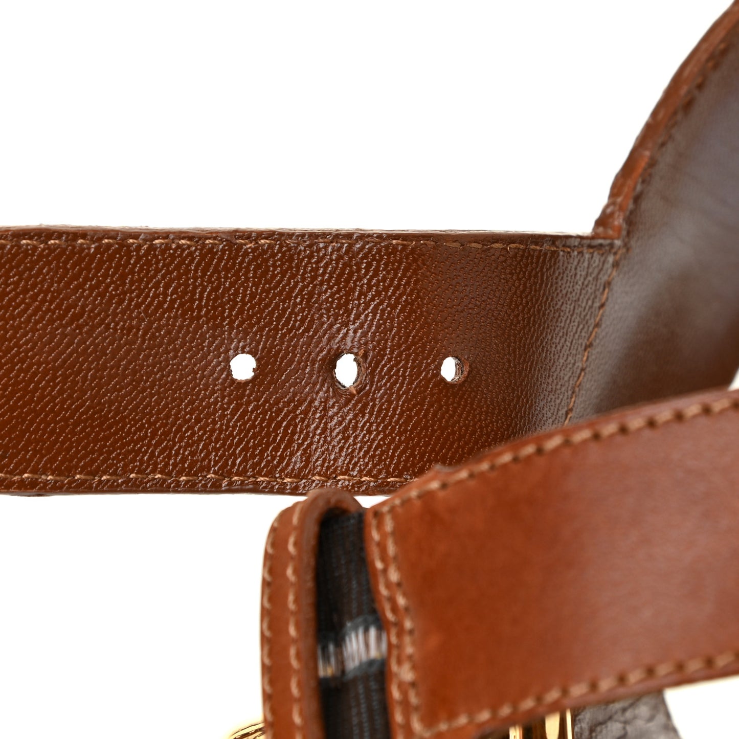 Calfskin Monogram Passenger Sandals 37.5 Cognac