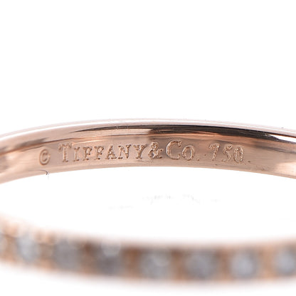 Tiffany 18K Rose Gold Diamond Novo Ring 50 5.5 3 of 4