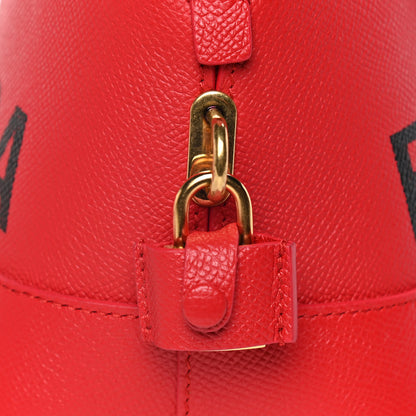 Balenciaga Signature Grained Calfskin Logo S Ville Top Handle Bag Rouge Coquelicot Black 16 of 19
