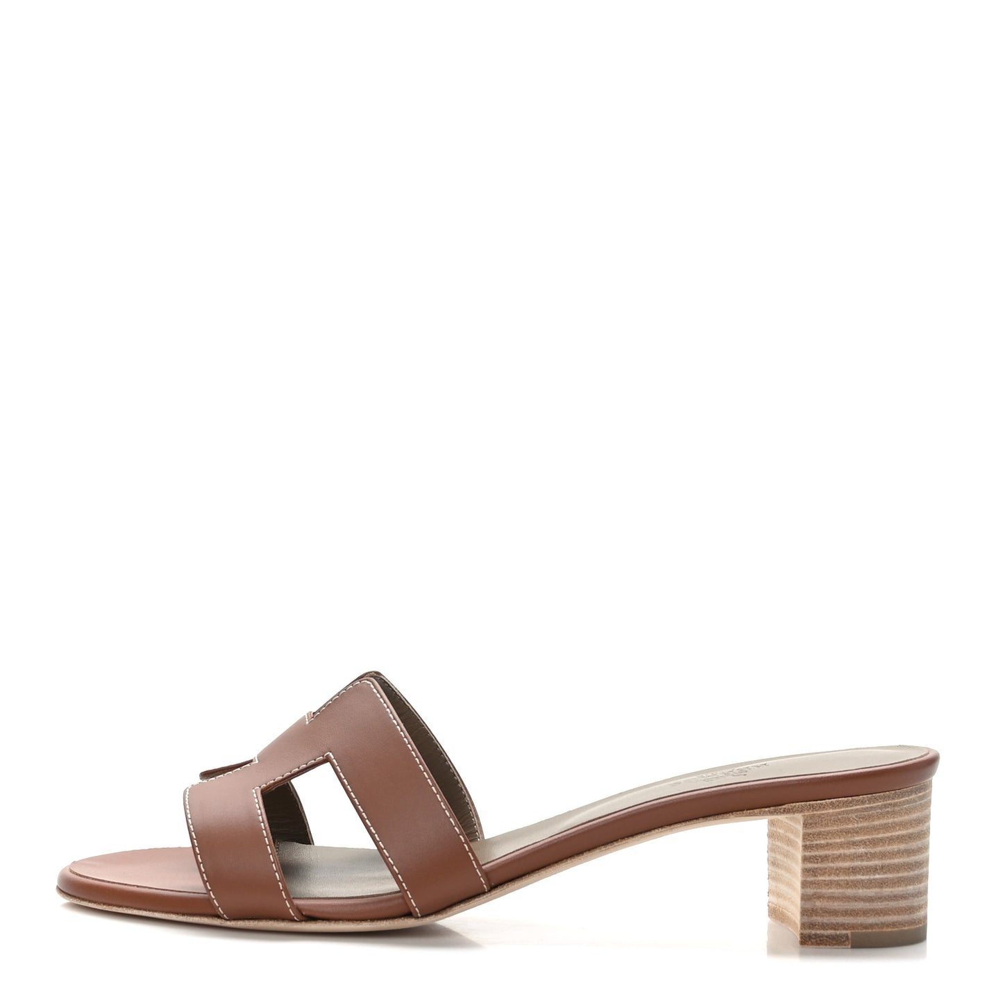 Calfskin Oasis Sandals 40.5 Gold