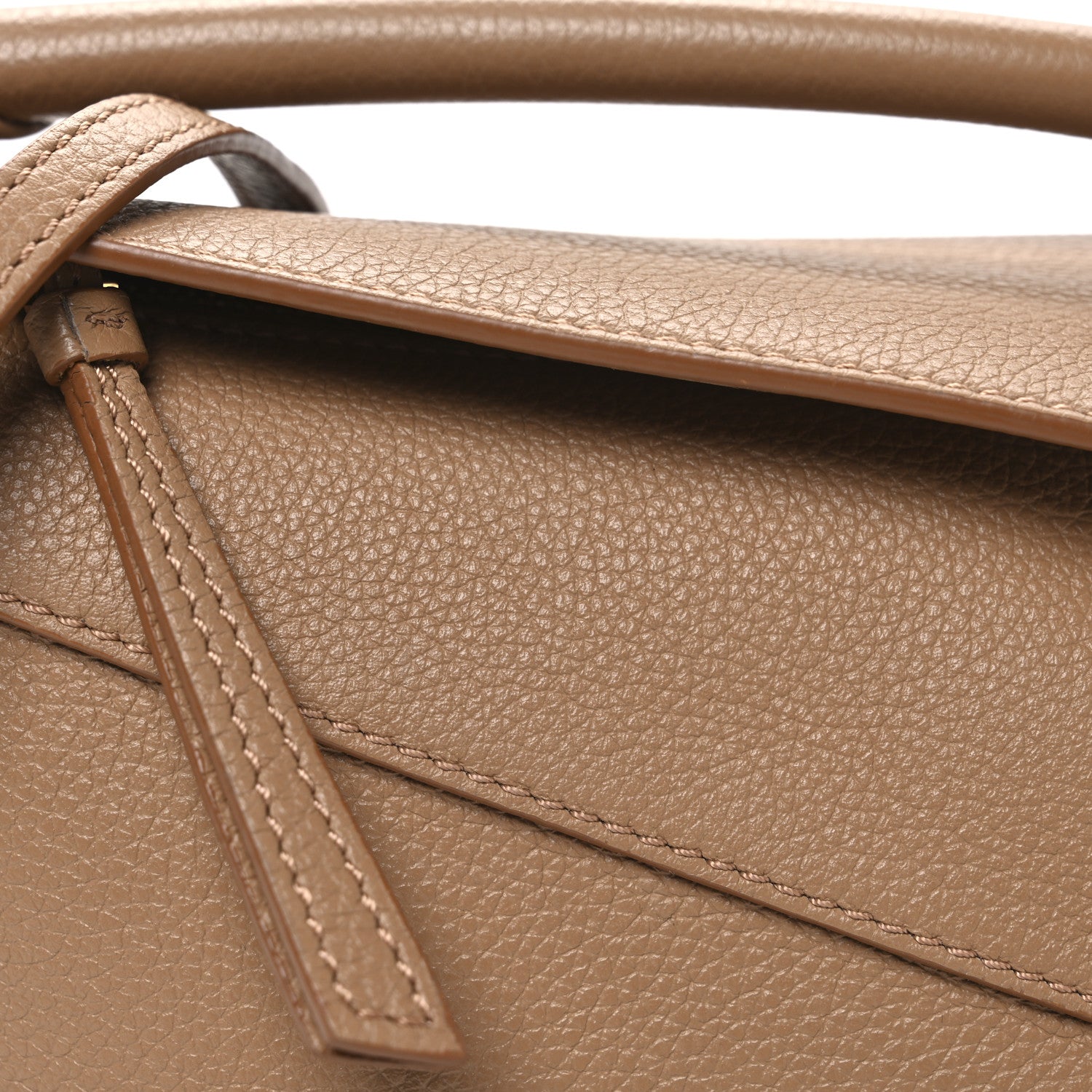 Loewe Soft Grained Calfskin Mini Puzzle Edge Toffee 8 of 10