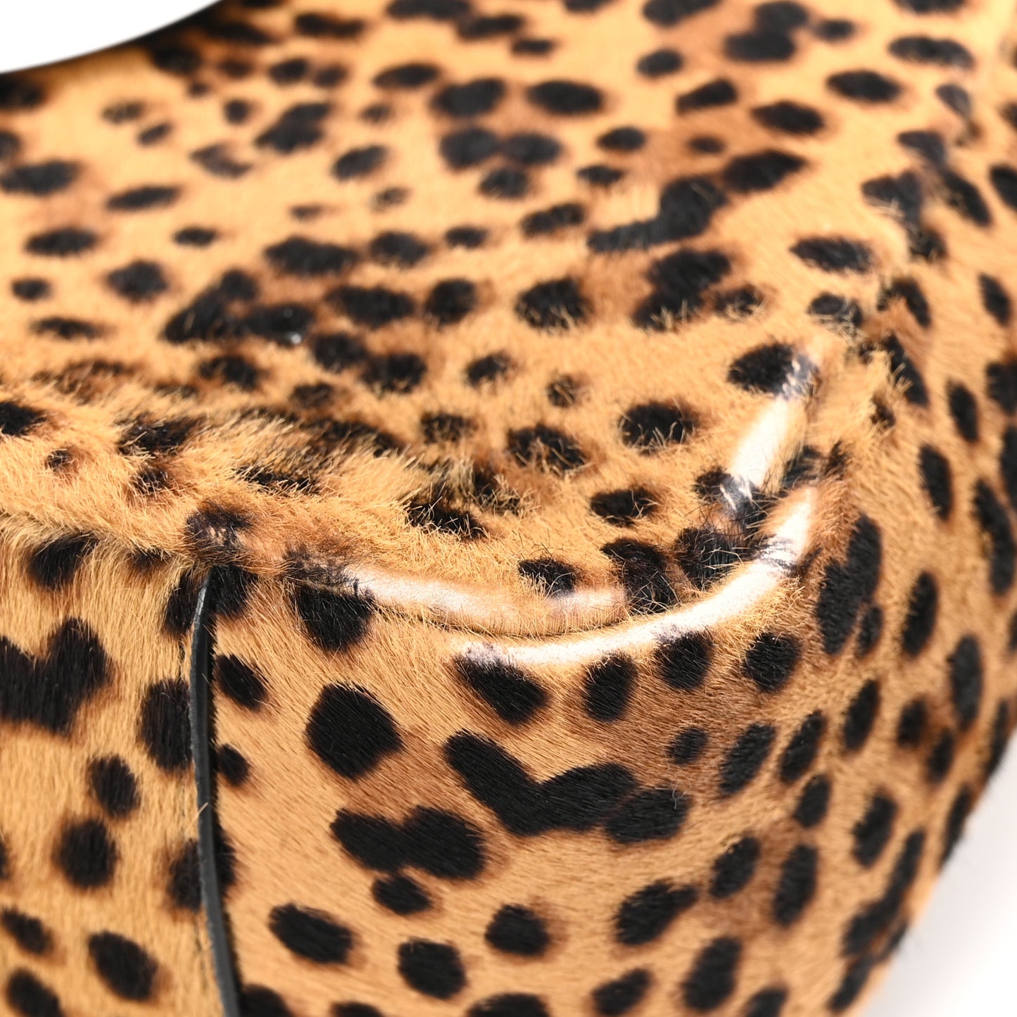 Pony Hair Calfskin Leopard Print Small Le 5 A 7 Soft Hobo