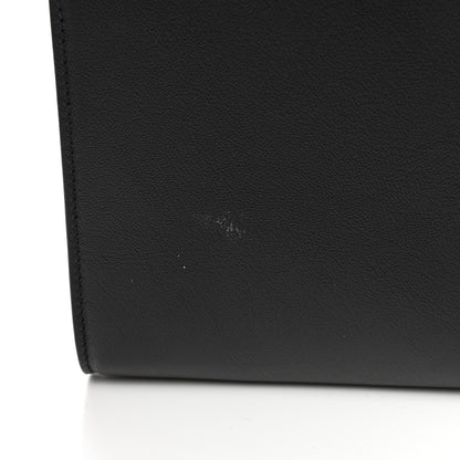 Saint Laurent Calfskin Monogram Large Belle De Jour Clutch Black 10 of 13