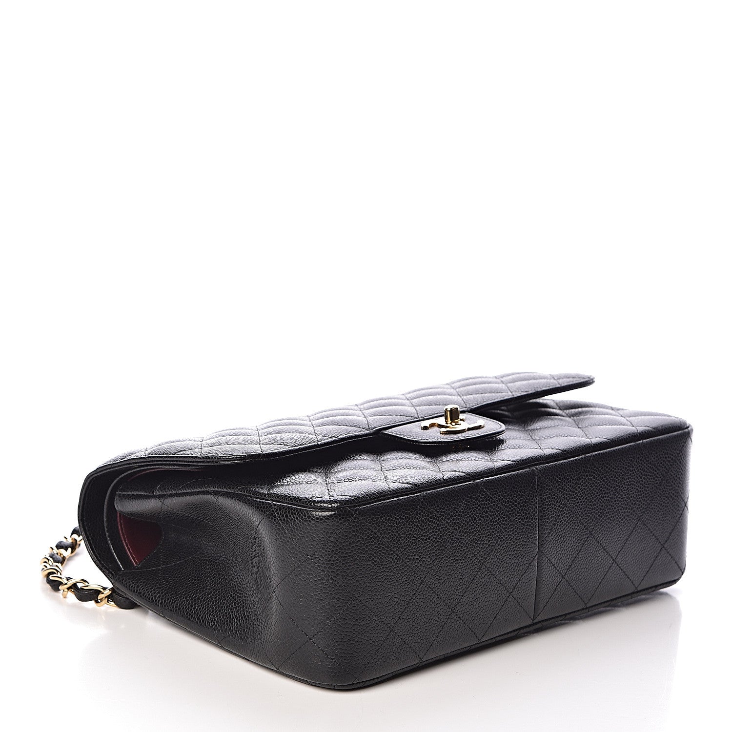 Chanel Caviar Quilted Jumbo Double Flap Black 4 of 11