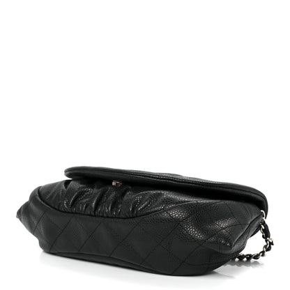 Chanel Caviar Half Moon Wallet On Chain WOC Black 10 of 12
