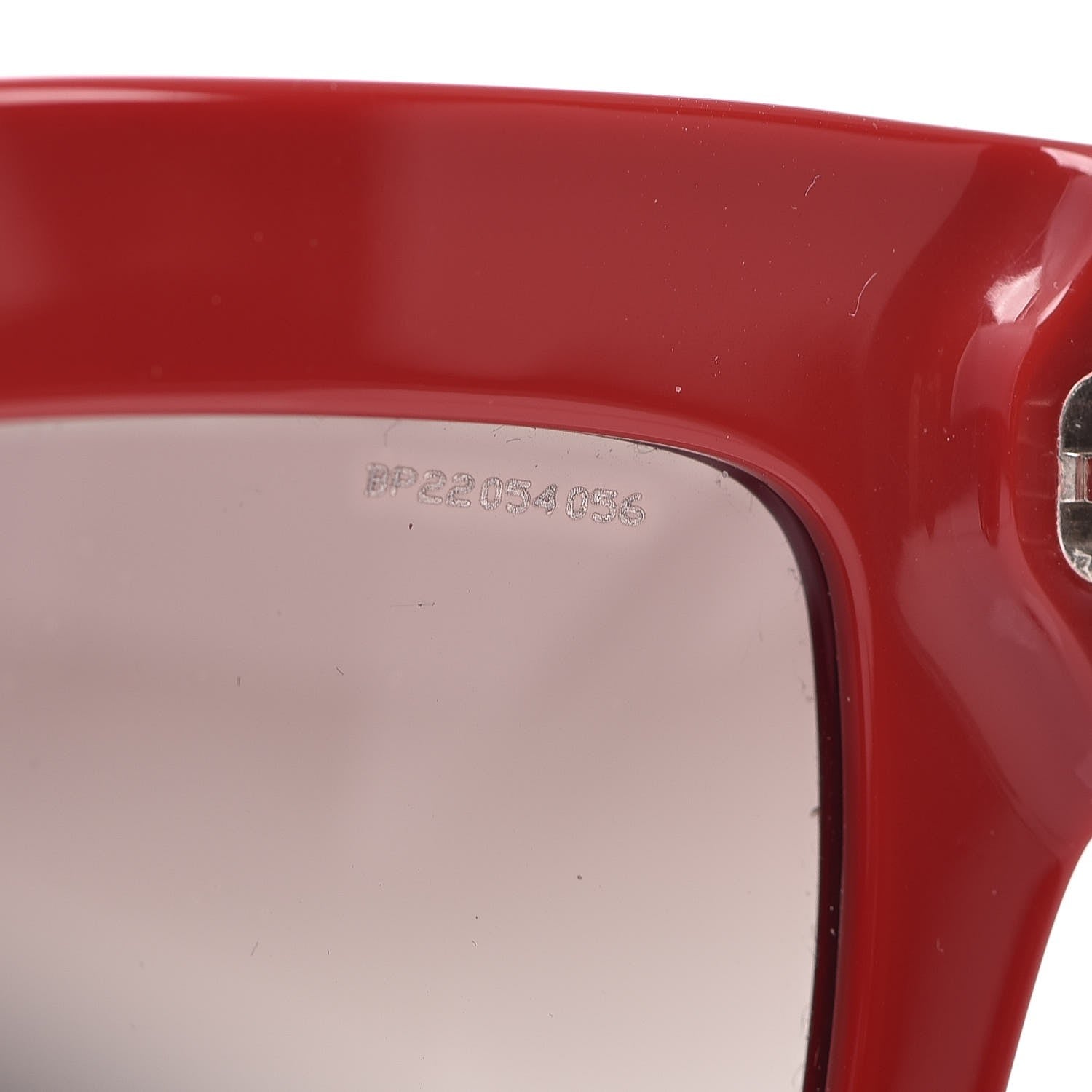 Prada Sunglasses SPR 28P Black Red 7 of 8
