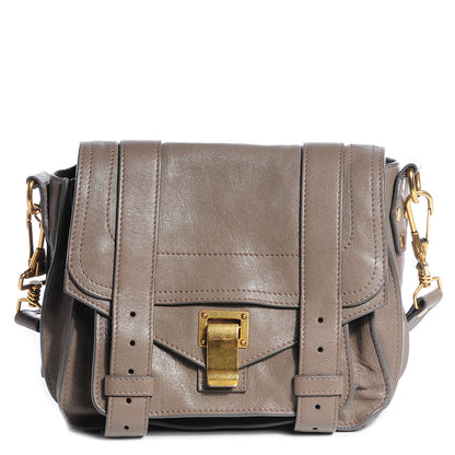 Proenza Schouler Leather PS1 Pouch Messenger Bag Smoke 1 of 14