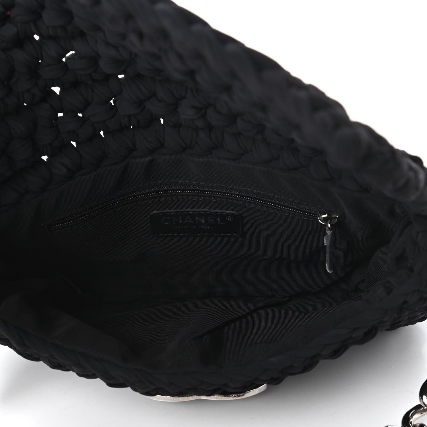 Chanel Crochet Fancy Single Flap Black 5 of 11