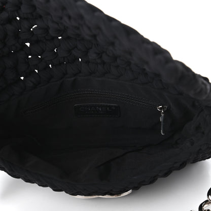 Chanel Crochet Fancy Single Flap Black 5 of 11