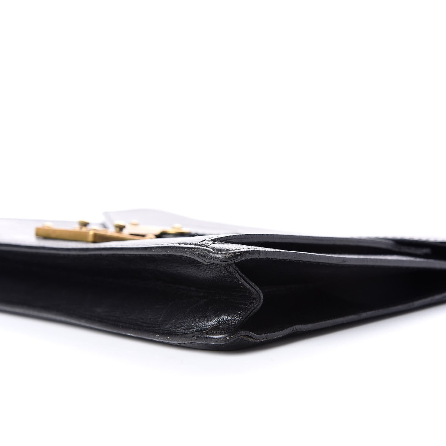 Louis Vuitton Epi Pochette Sellier Dragonne Clutch Black 7 of 11