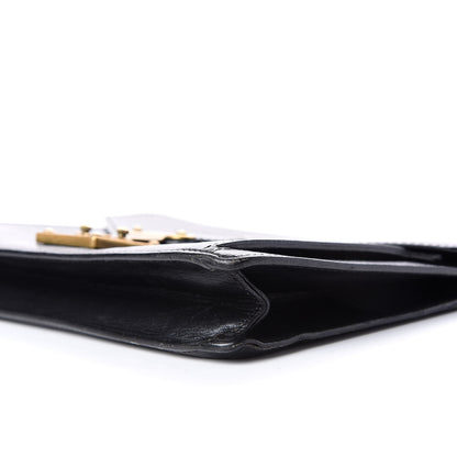 Louis Vuitton Epi Pochette Sellier Dragonne Clutch Black 7 of 11