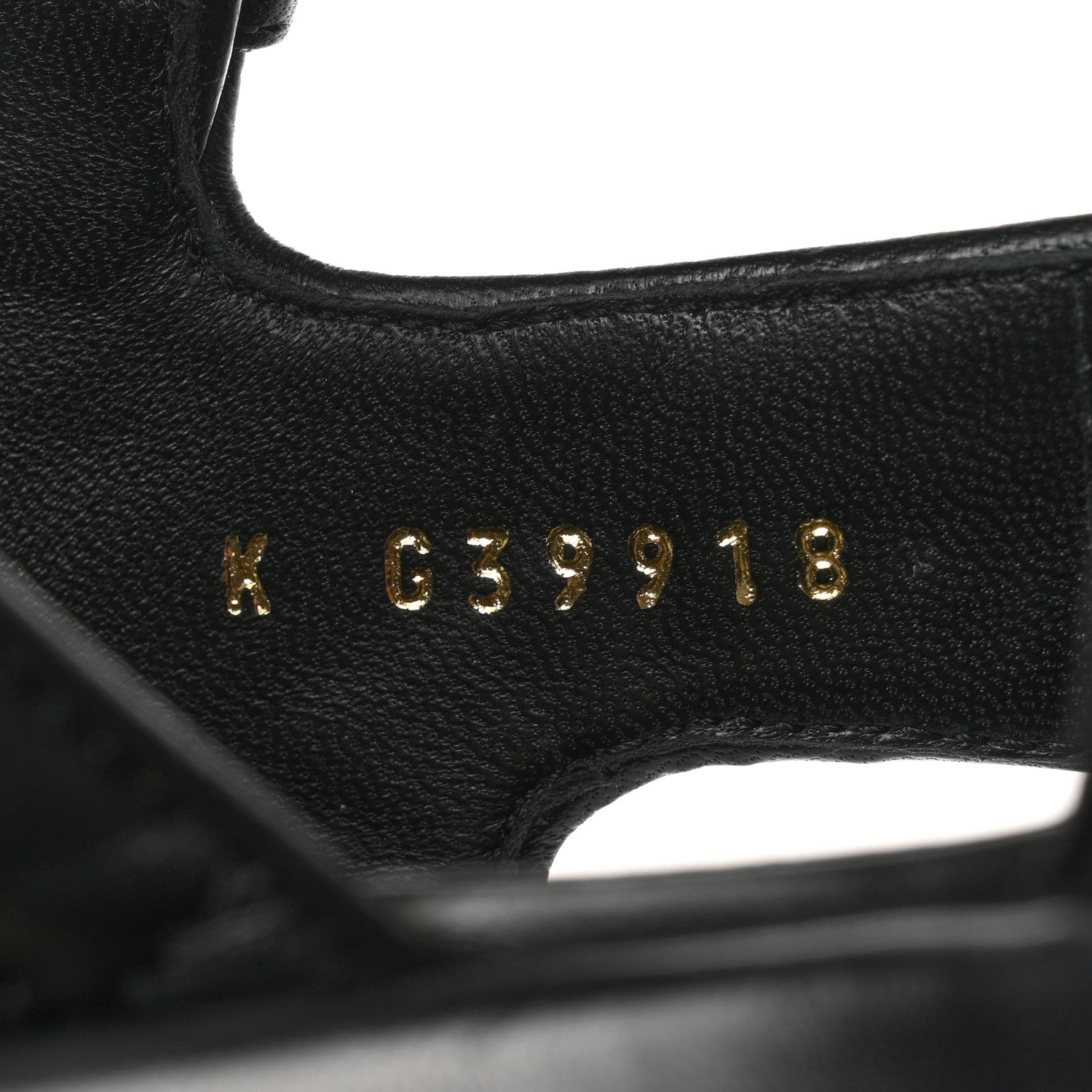Chanel Lambskin Quilted CC Platform Sandals 37.5 Black 6 of 10