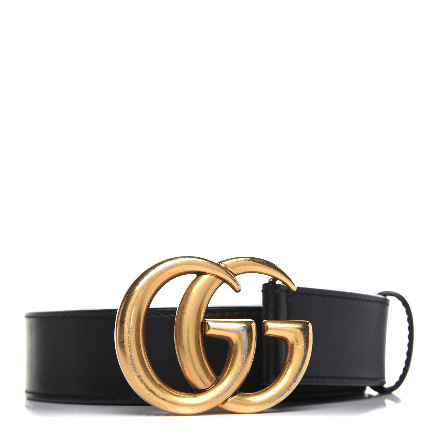 Gucci Calfskin Double G 30mm Belt 100 40 Black 1 of 11
