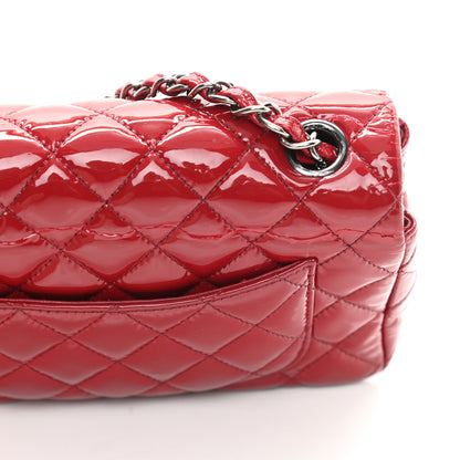Chanel Patent Calfskin Quilted Mini Rectangular Flap Red 19 of 23