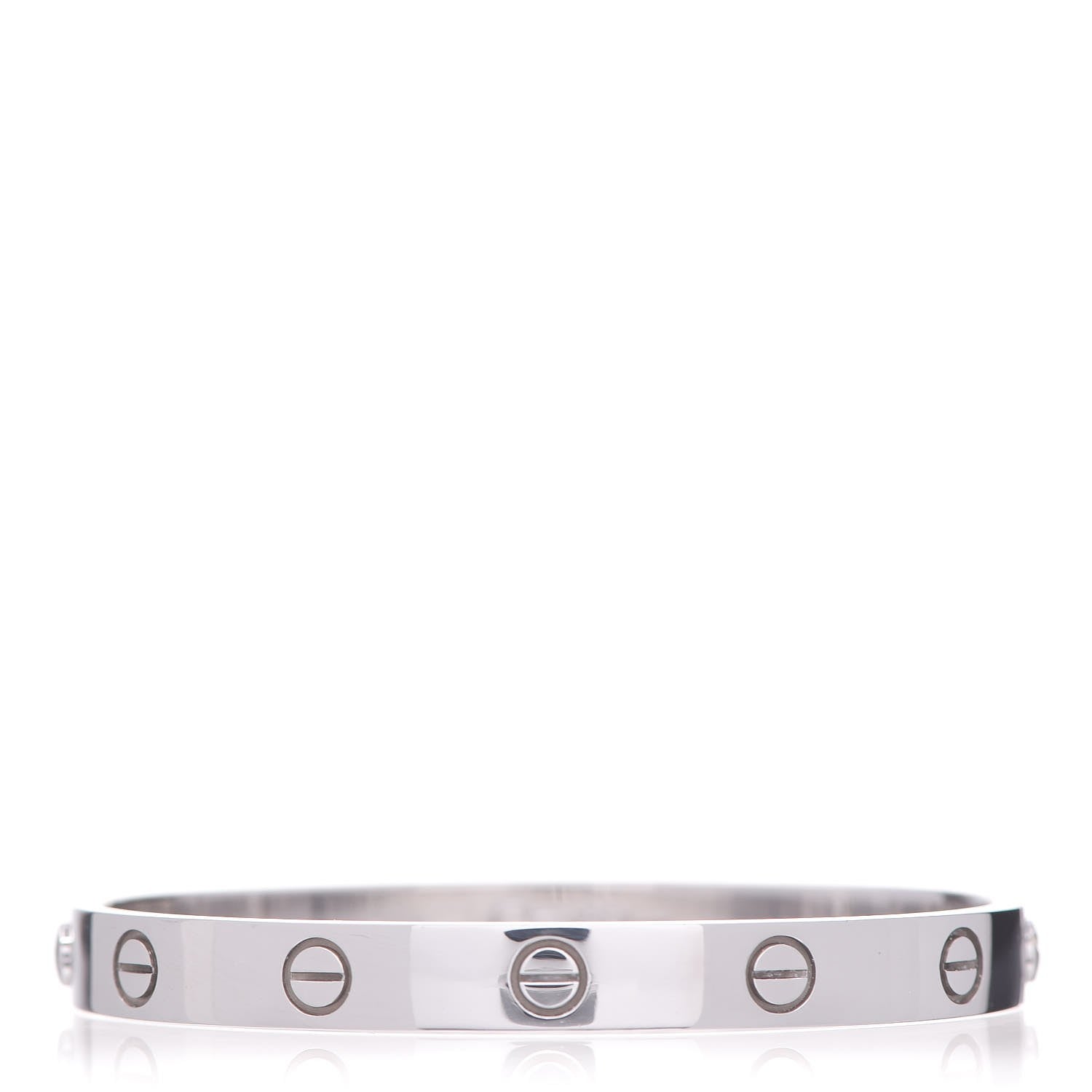 Cartier 18K White Gold LOVE Bracelet 16 1 of 7