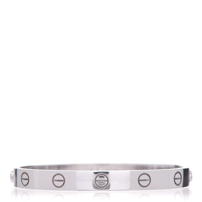 Cartier 18K White Gold LOVE Bracelet 16 1 of 7