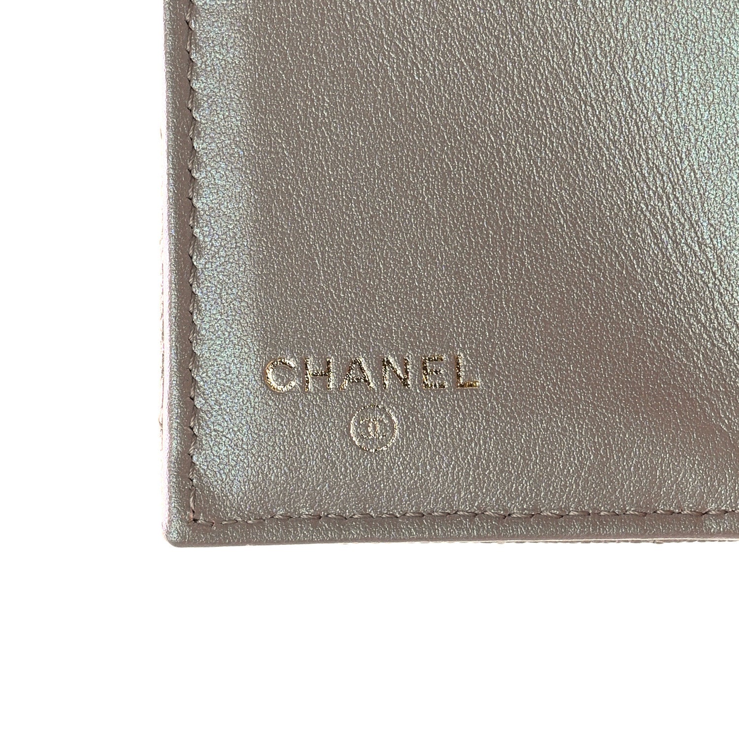 Chanel Iridescent Caviar Quilted Small Flap Wallet Beige 6 of 9