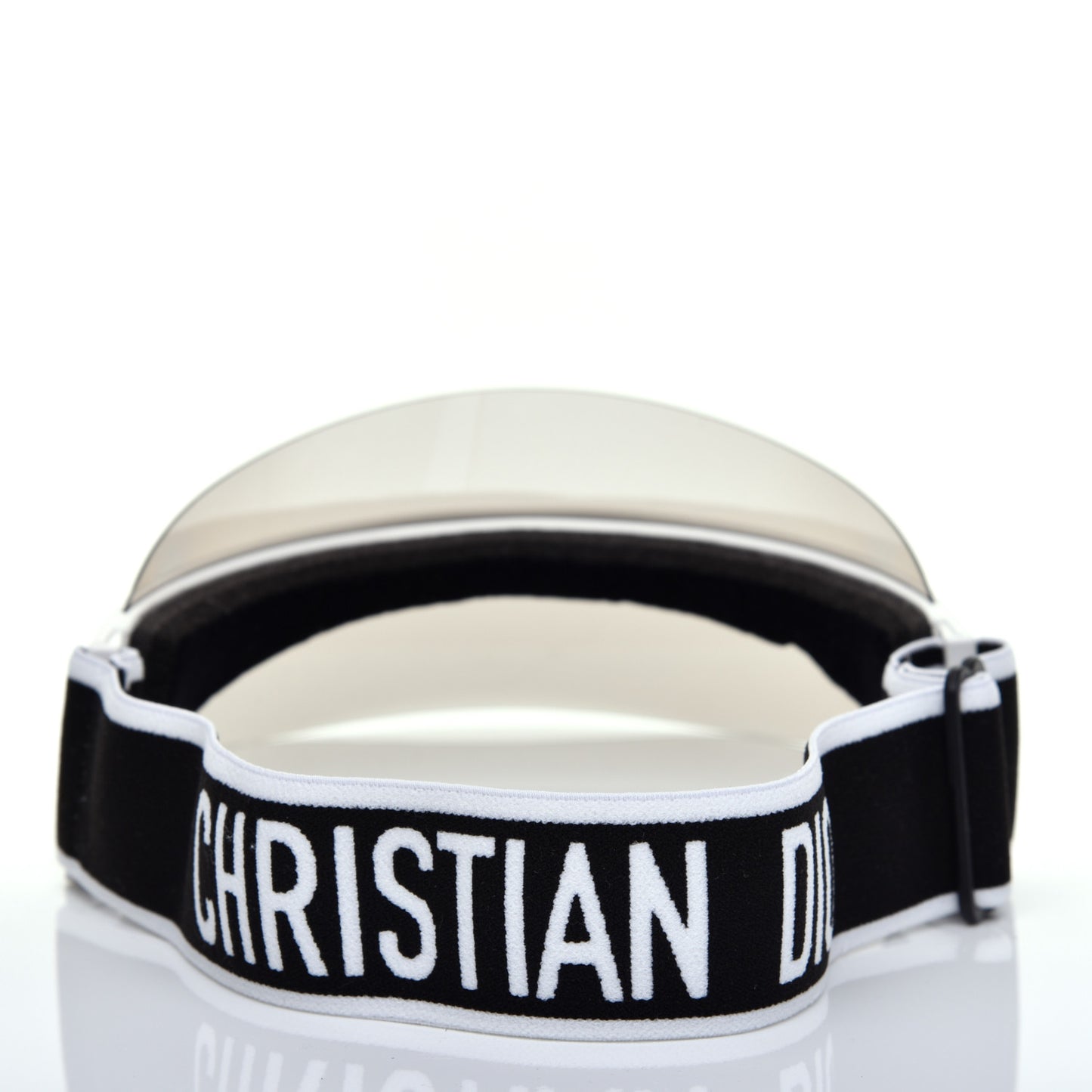 Mirrored DiorClub1 Sun Visor Silver