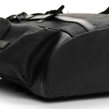 Louis Vuitton Taurillon Monogram Christopher MM Backpack Black 8 of 11