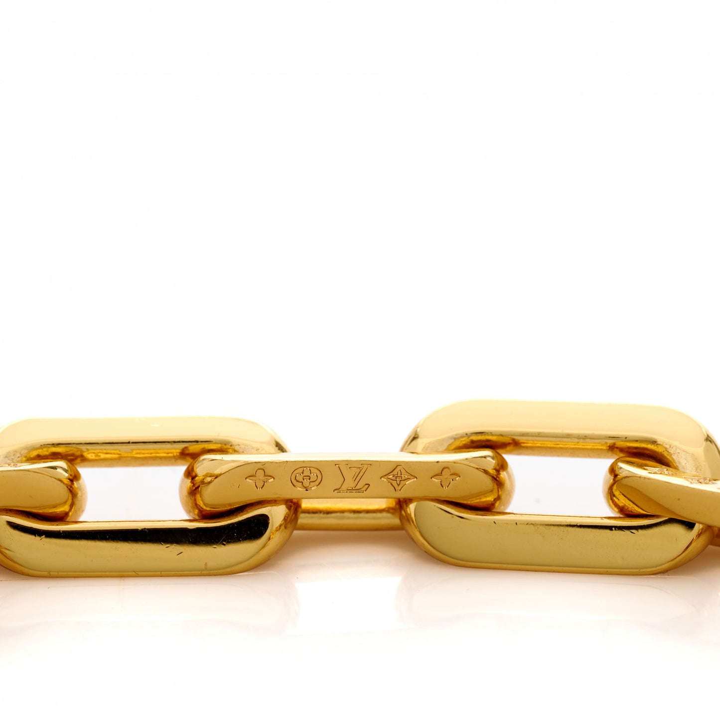 Metal Coussin MM Chain Strap Gold